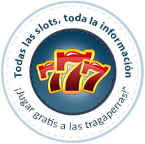 Logotipo de la página www.tarerach.com con tres sietes rojos con el borde amarillo dentro de un círculo de fondo azul. El 7 central es mayor que los otros dos, que estás ligeramente inclinados. En el logo se puede leer todas las slots; toda la información; ?jugar gratis a las tragaperras! sobre otro círculo blanco de mayor tama?o que el azul.